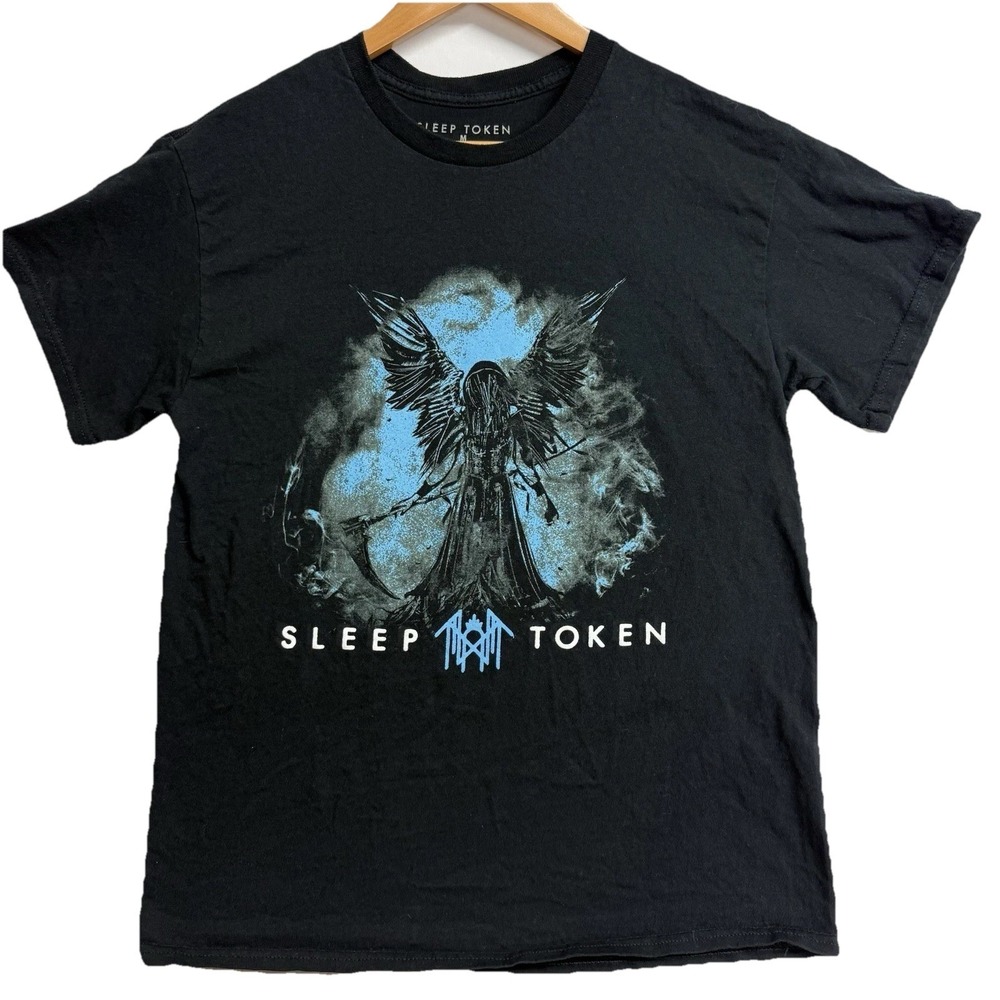 Sleep Token Band T Shirt M Black Graphic 2024 Licensed Metal Rock Tee